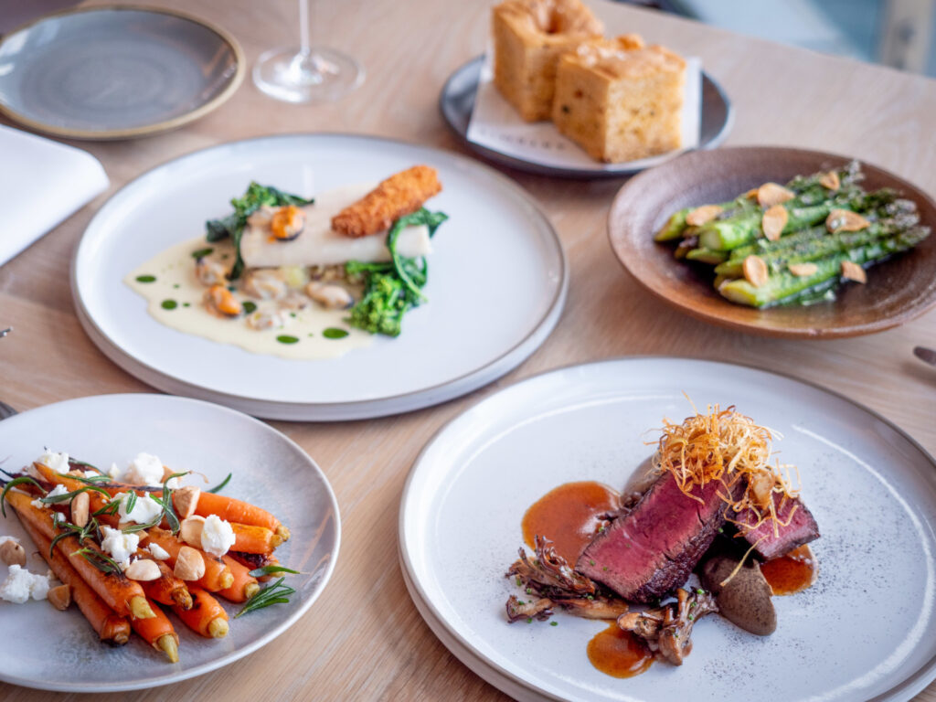 Photo of high end, plated food
