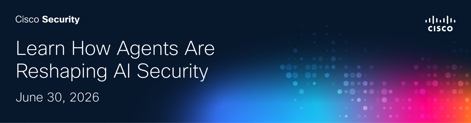 Cisco logo and ombre colors
