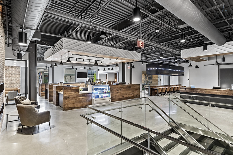 inside of building
