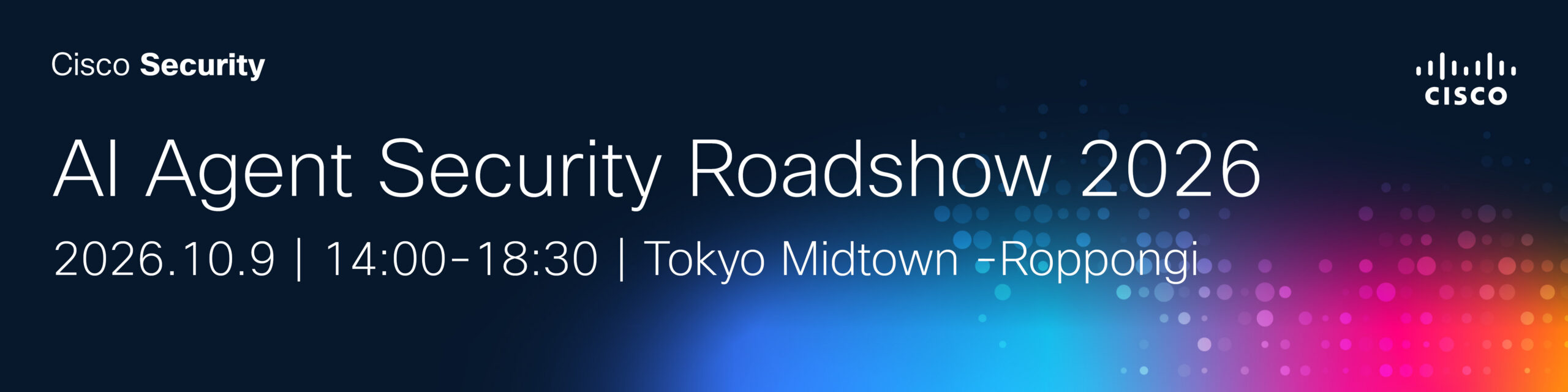 Identity AI agent security roadshow 2026